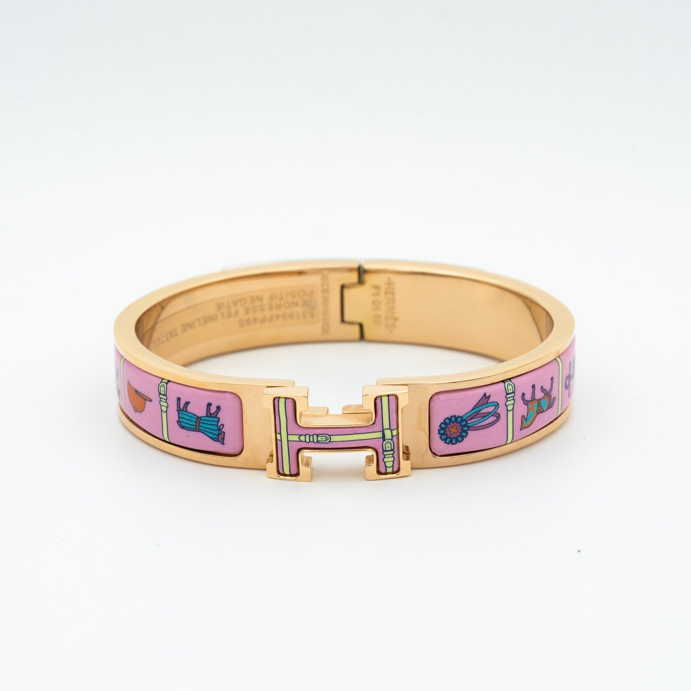 ¡®Star¡¯H PINK GOLD BRACELET PINK CERAMIC
