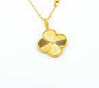 ¡®Star¡¯CLOVER 25MM PEDANT NECKLACE GOLD