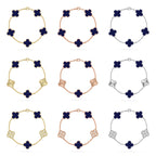 [Star]New CLOVER 5 MOTIF LAPIS LAZULI BRACELET COLLECTION