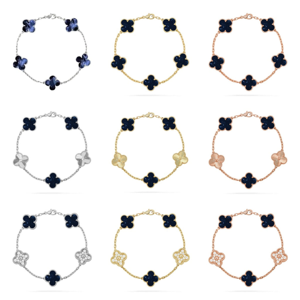[Star]New CLOVER 5 MOTIF PIETERSITE BRACELET COLLECTION