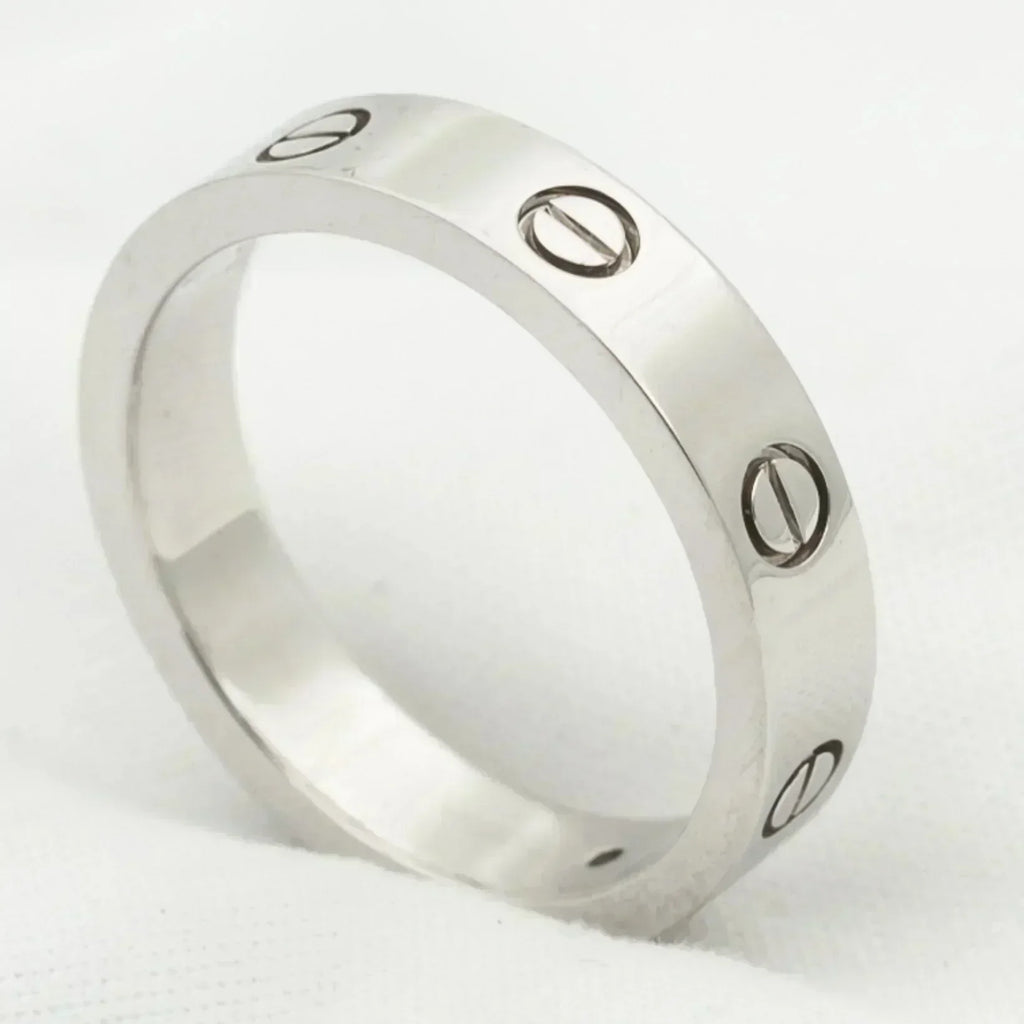 ¡®Star¡¯LOVE RING 4MM 1 DIAMOND SILVER