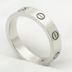 ¡®Star¡¯LOVE RING 4MM 1 DIAMOND SILVER