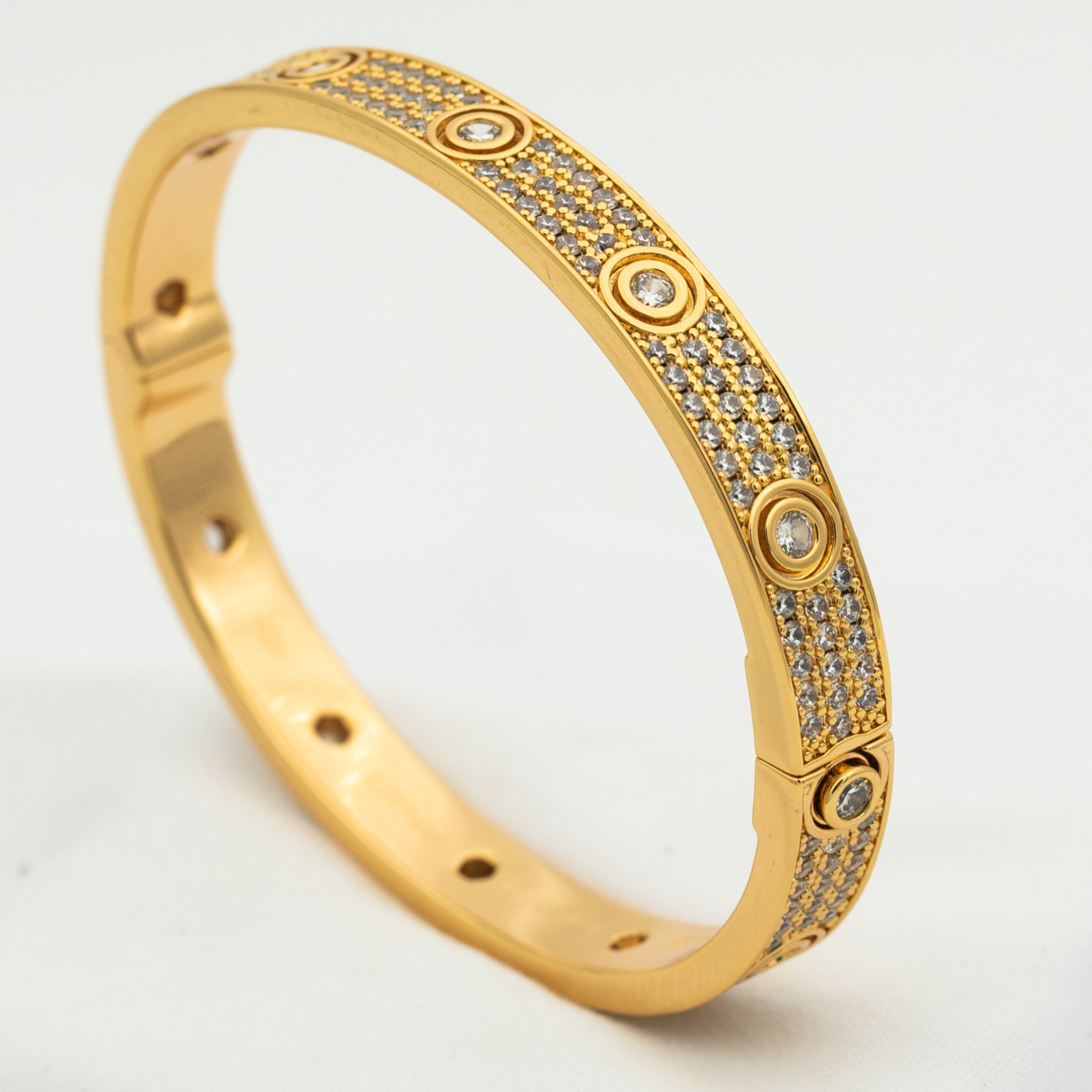 ¡®Star¡¯LOVE BRACELET 6.1MM DIAMOND-PAVED 10 BIG DIAMONDS