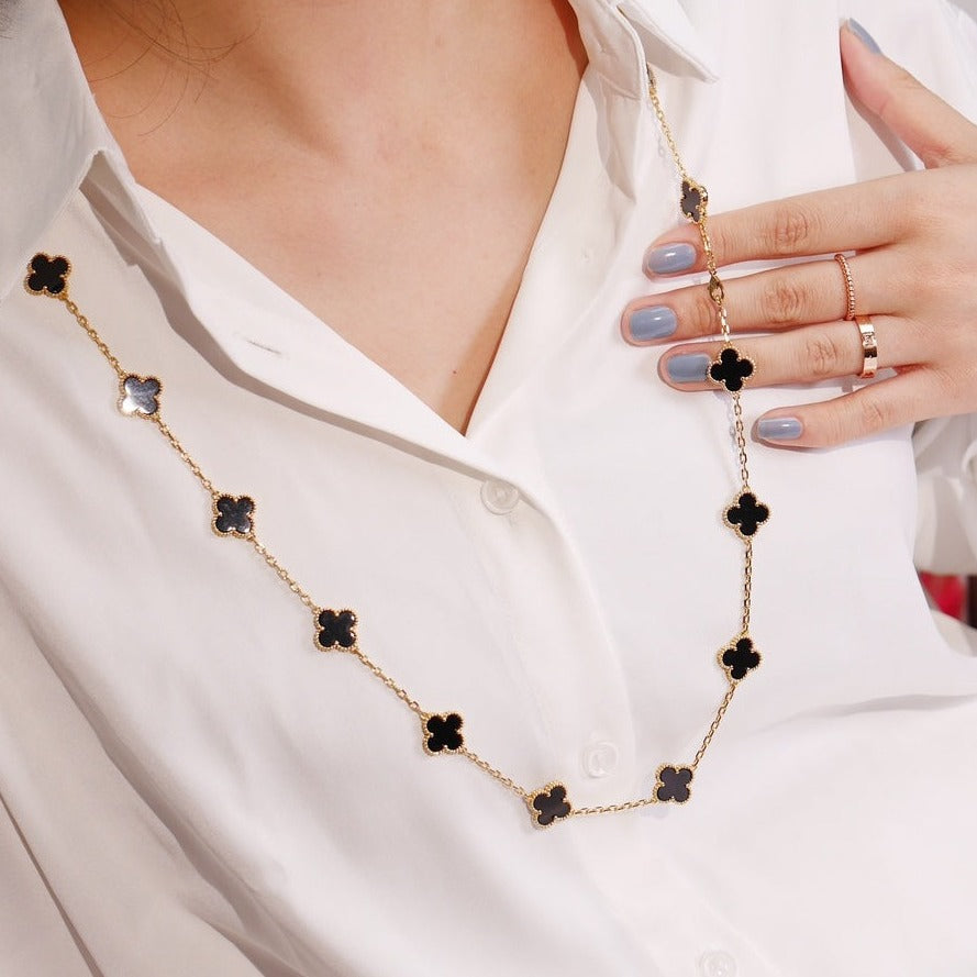 ¡®Star¡¯CLOVER 20 MOTIFS ONYX ROSE GOLD