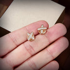 ¡®Star¡¯JEUX DE GOLD DIAMOND EARRINGS
