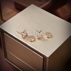 ¡®Star¡¯JEUX DE GOLD DIAMOND EARRINGS