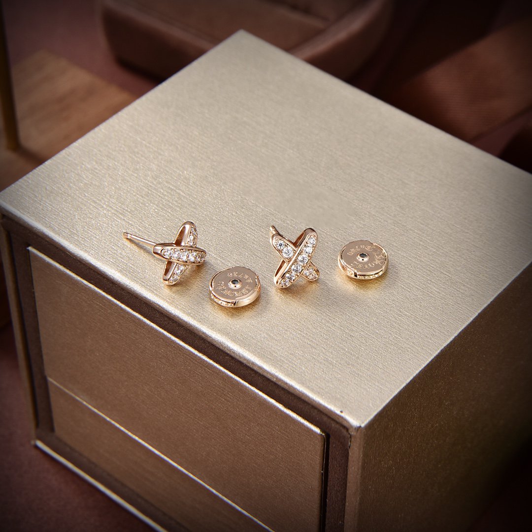 ¡®Star¡¯JEUX DE GOLD DIAMOND EARRINGS