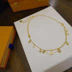 ¡®Star¡¯BLOOMING SUPPLE NECKLACE BRASS