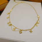 ¡®Star¡¯BLOOMING SUPPLE NECKLACE BRASS