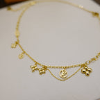 ¡®Star¡¯BLOOMING SUPPLE NECKLACE BRASS