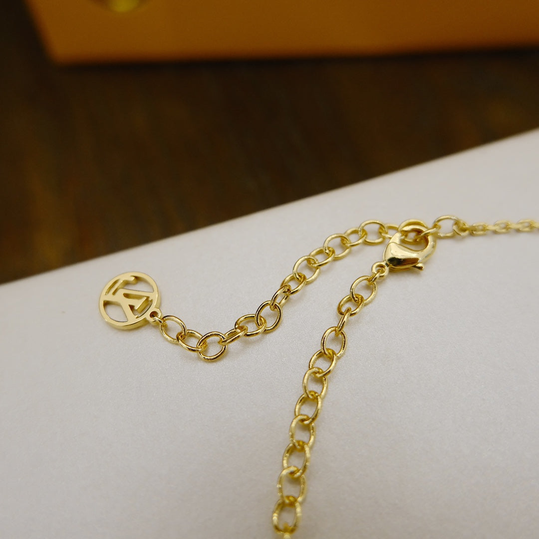 ¡®Star¡¯BLOOMING SUPPLE NECKLACE BRASS