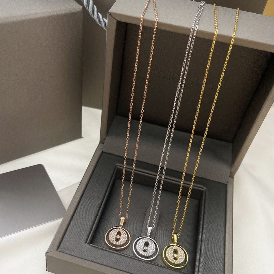 [moco jewelrys ]moco jewelrys MOVER PM PAVED NECKLACE