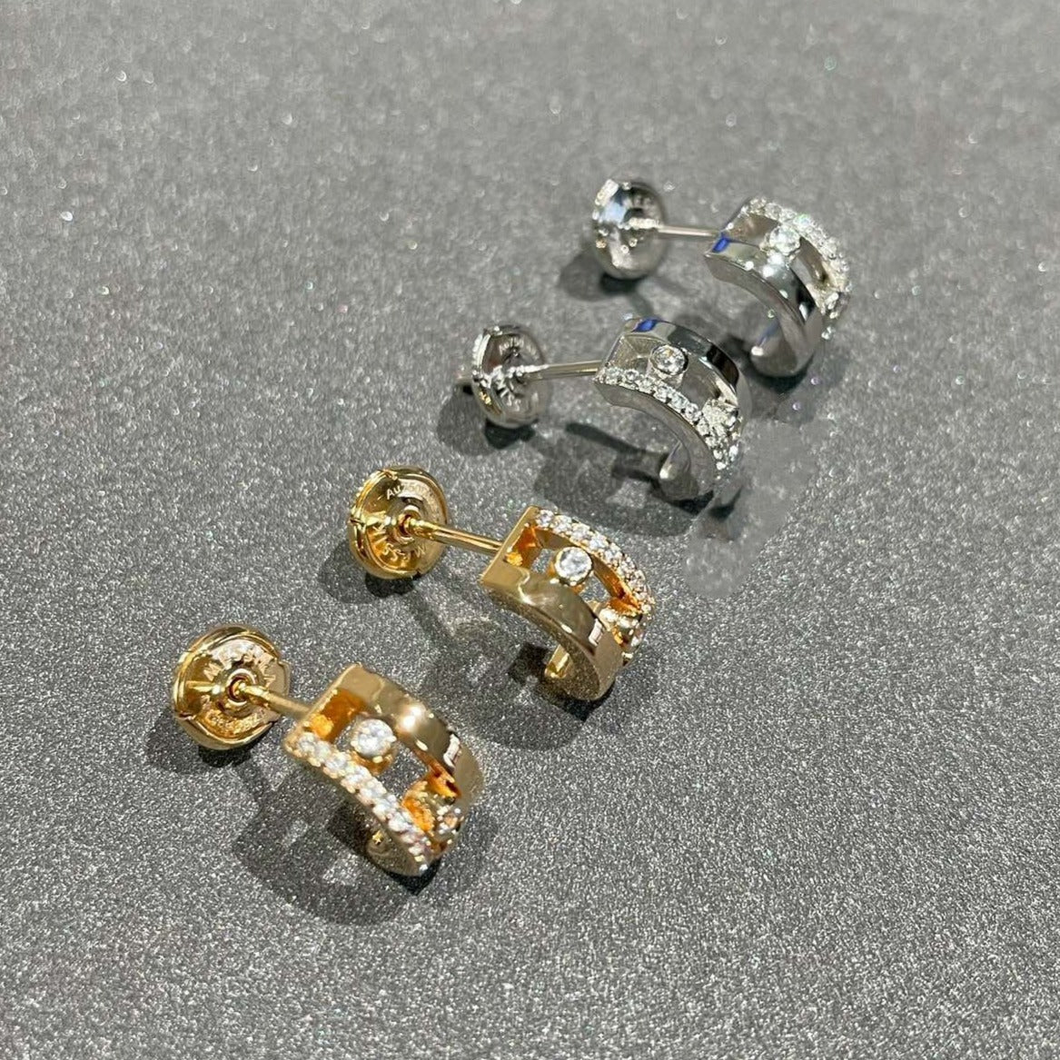 [moco jewelrys ]MOVE ROMANE EARRINGS DIAMOND