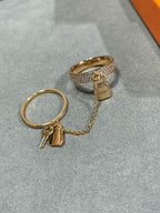 ¡®Star¡¯HM KELLY CLOCHETTE DOUBLE RING IN  WITH DIAMONDS
