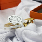 ¡®Star¡¯CLASSIC HM CLIC WHITE 8MM ENAMEL BRACELET