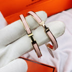 ¡®Star¡¯CLASSIC HM CLIC  PINK 8MM ENAMEL BRACELET