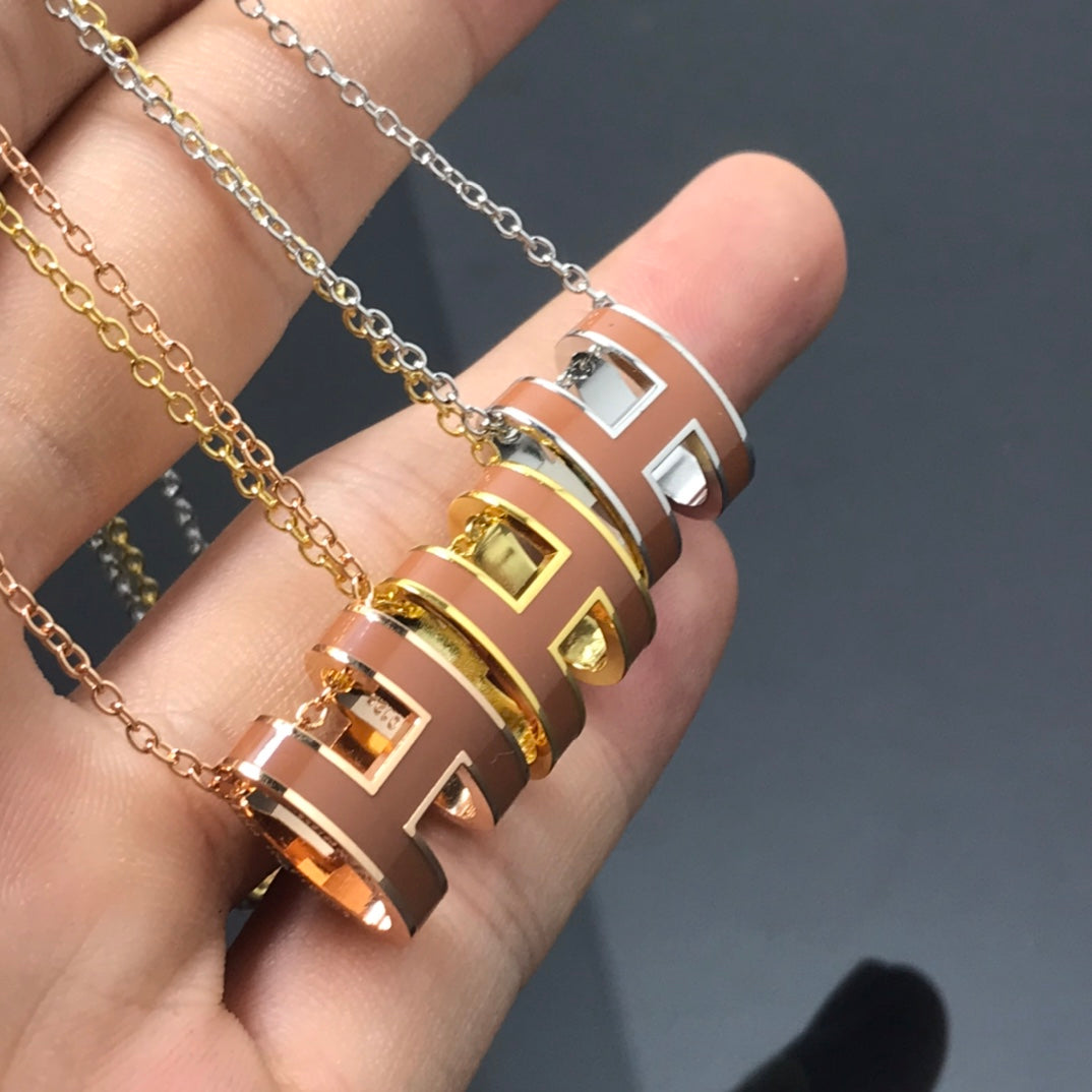 ¡®Star¡¯H NECKLACE BROWN