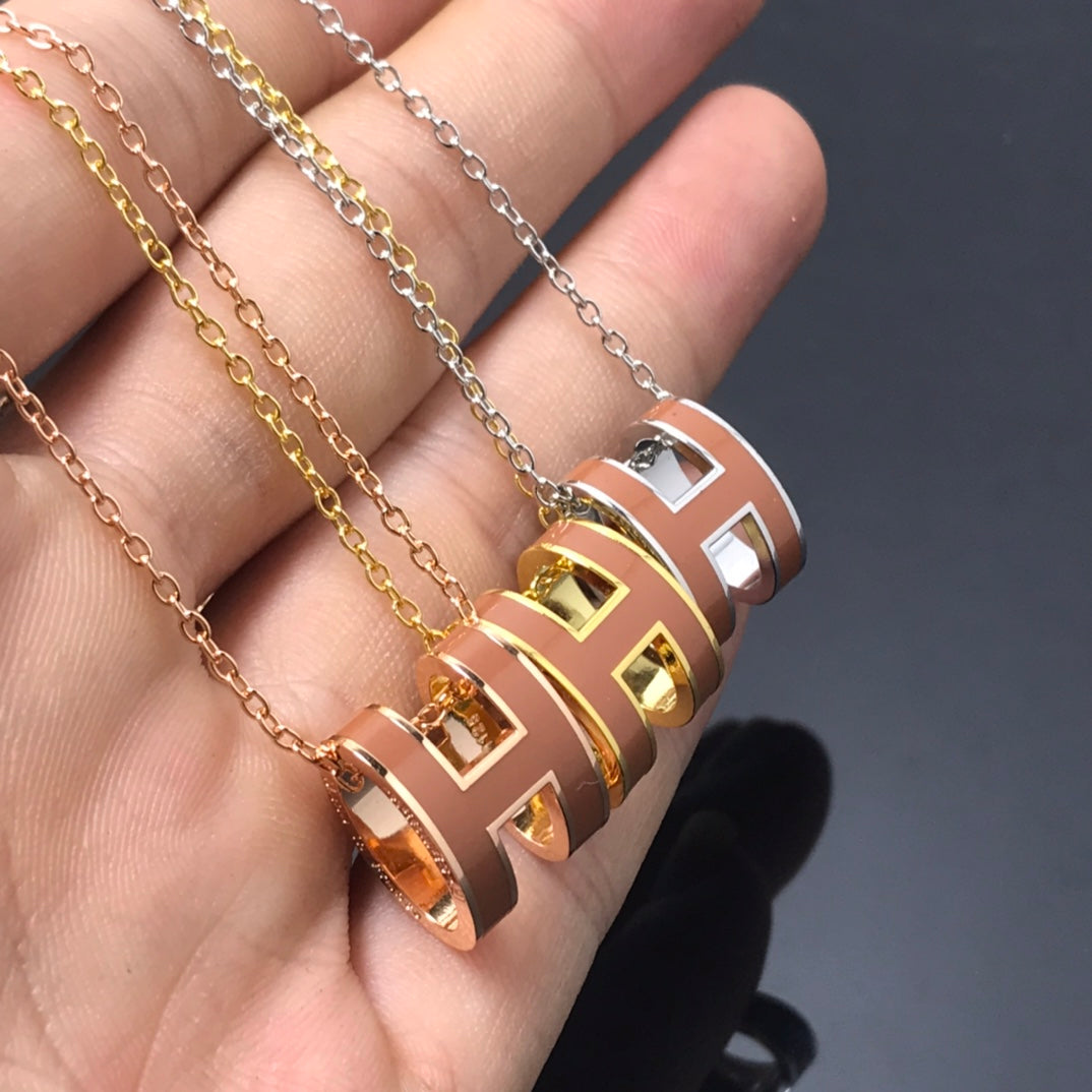¡®Star¡¯H NECKLACE BROWN