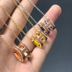 ¡®Star¡¯H NECKLACE BROWN