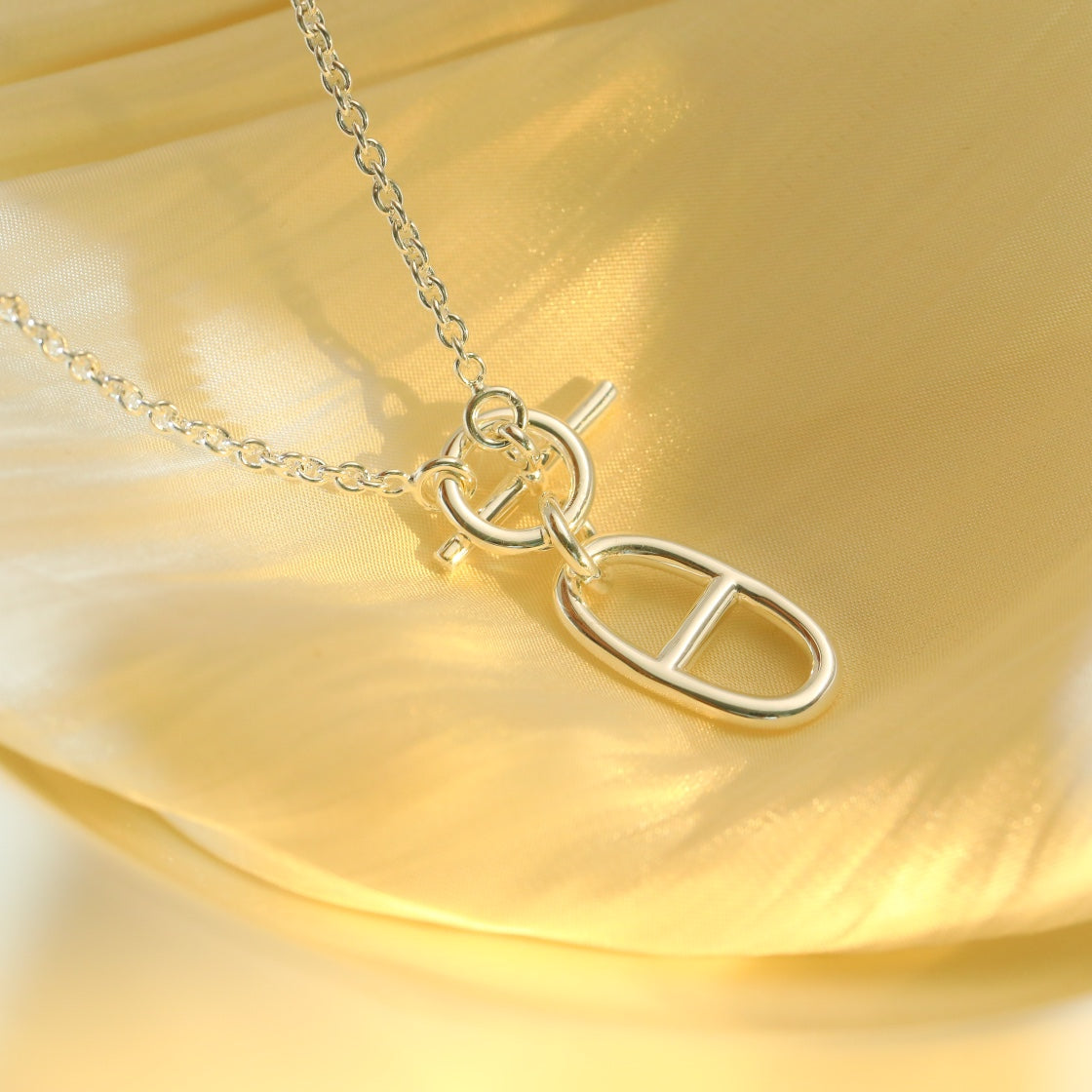 ¡®Star¡¯HM CHAINE D'ANCRE PENDANT NECKLACE STERLING SILVER