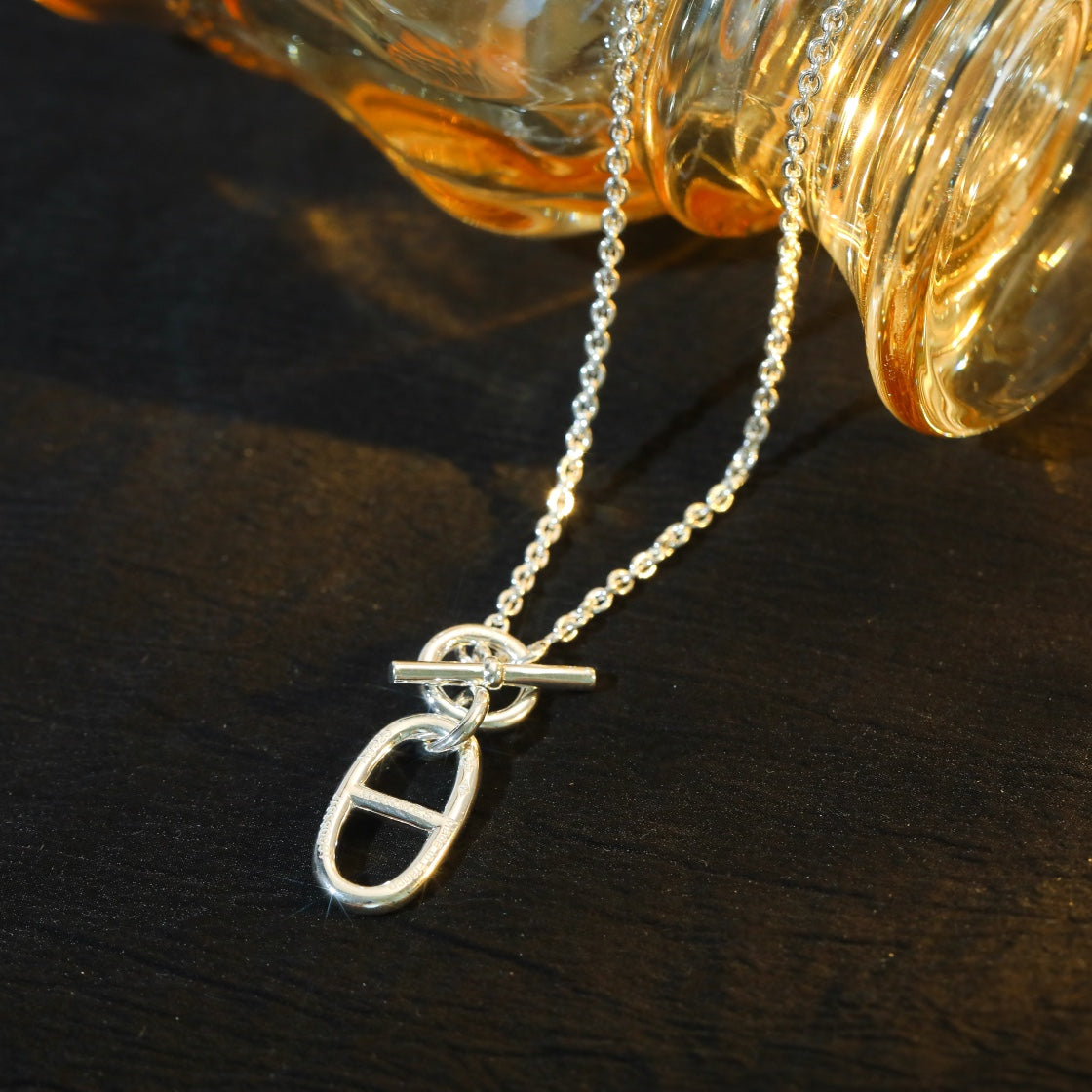 ¡®Star¡¯HM CHAINE D'ANCRE PENDANT NECKLACE STERLING SILVER