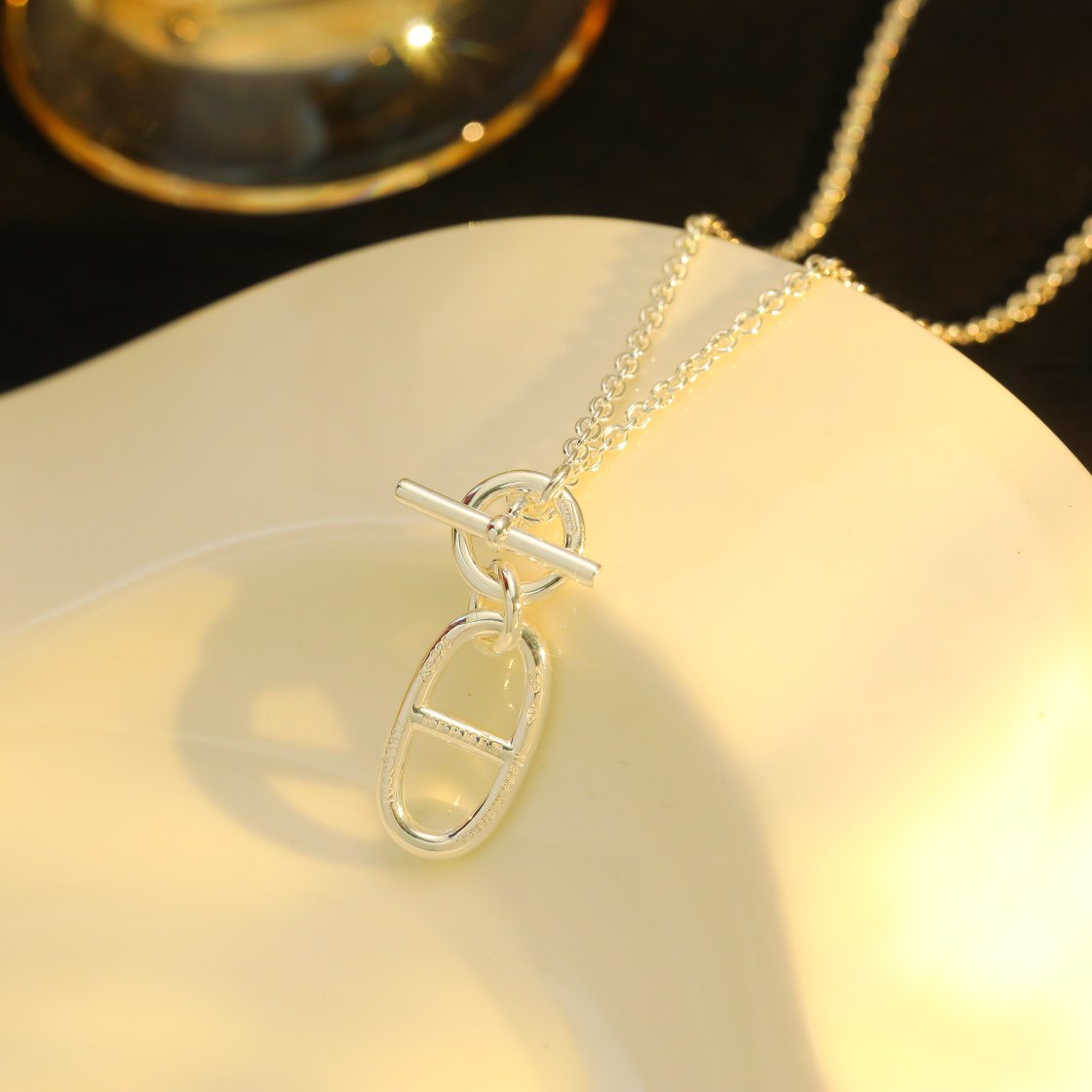 ¡®Star¡¯HM CHAINE D'ANCRE PENDANT NECKLACE STERLING SILVER