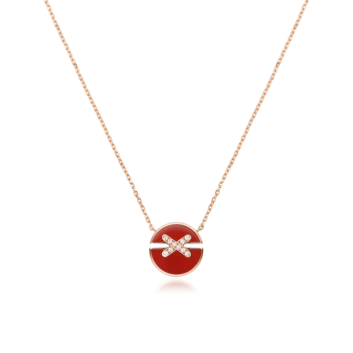 ¡®Star¡¯JEUX DE ROSE GOLD DIAMOND NECKLACE