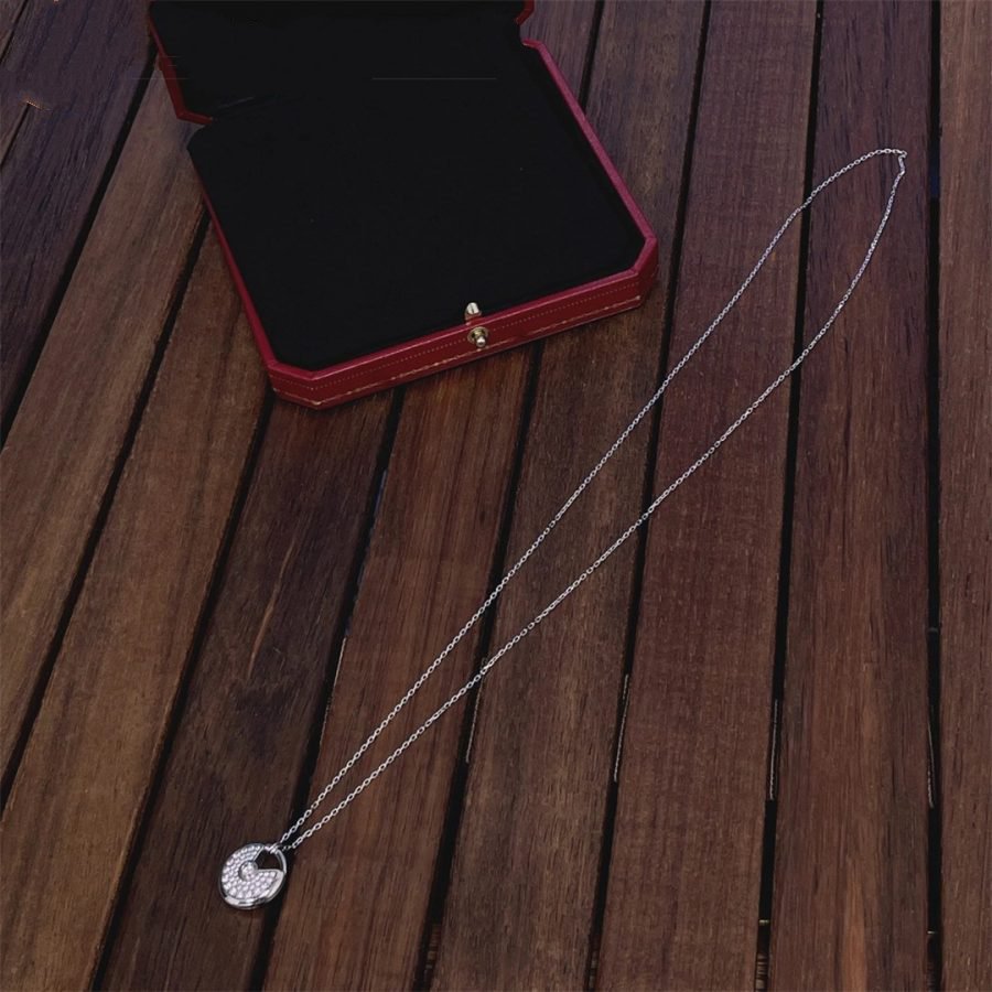 ¡®Star¡¯AMULETTE SILVER FULL DIAMOND NECKLACE