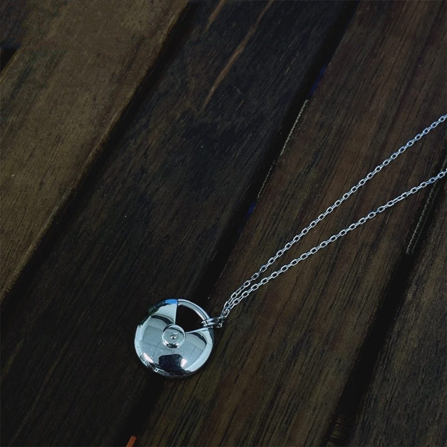 ¡®Star¡¯AMULETTE SILVER FULL DIAMOND NECKLACE