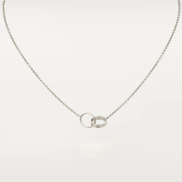 ¡®Star¡¯LOVE NECKLACE PINK GOLD AND SILVER