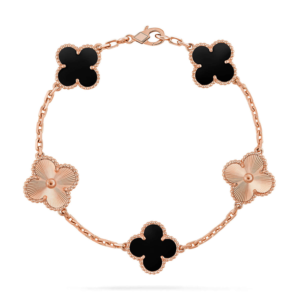 [Star]New CLOVER 5 MOTIF ONYXS BRACELET COLLECTION
