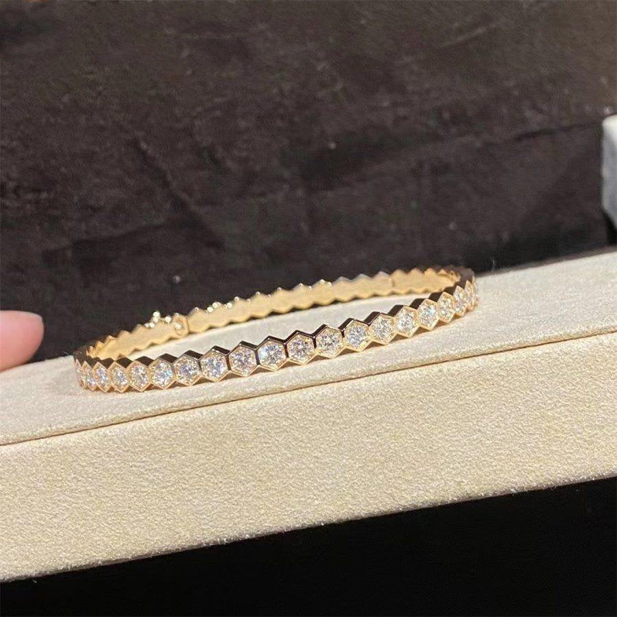 ¡®Star¡¯BEE LOVE GOLD BRACELET FULL DIAMOND