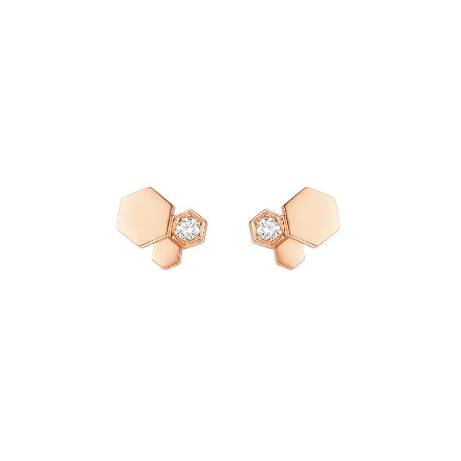 ¡®Star¡¯BEE LOVE PINK GOLD DIAMOND EARRINGS