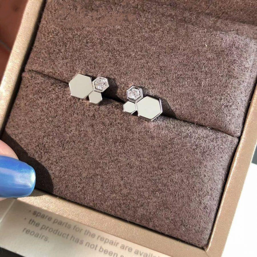 ¡®Star¡¯BEE LOVE SILVER DIAMOND EARRINGS