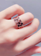 ¡®Star¡¯BEE LOVE RING PINK GOLD DIAMOND