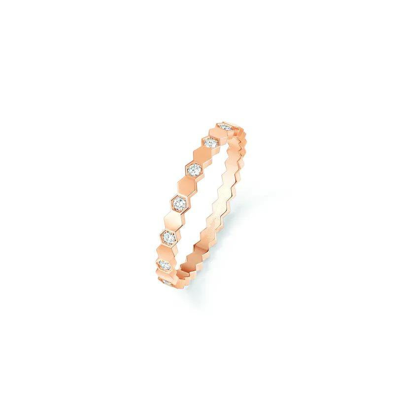 ¡®Star¡¯BEE LOVE RING PINK GOLD DIAMOND