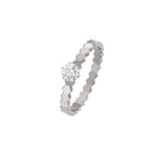 ¡®Star¡¯BEE LOVE RING SILVER 1 DIAMOND