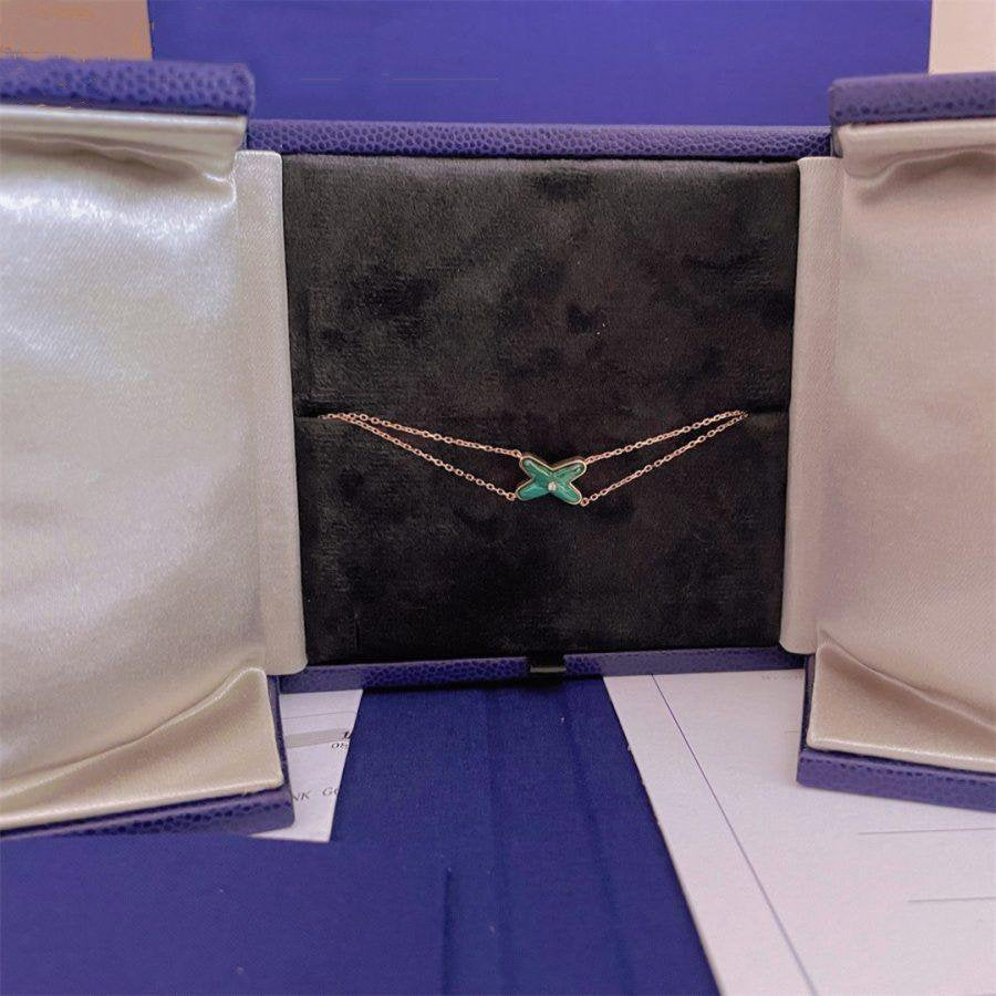 ¡®Star¡¯JEUX BRACELET MALACHITE PINK GOLD 1 DIAMOND