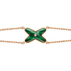 ¡®Star¡¯JEUX BRACELET MALACHITE PINK GOLD 1 DIAMOND