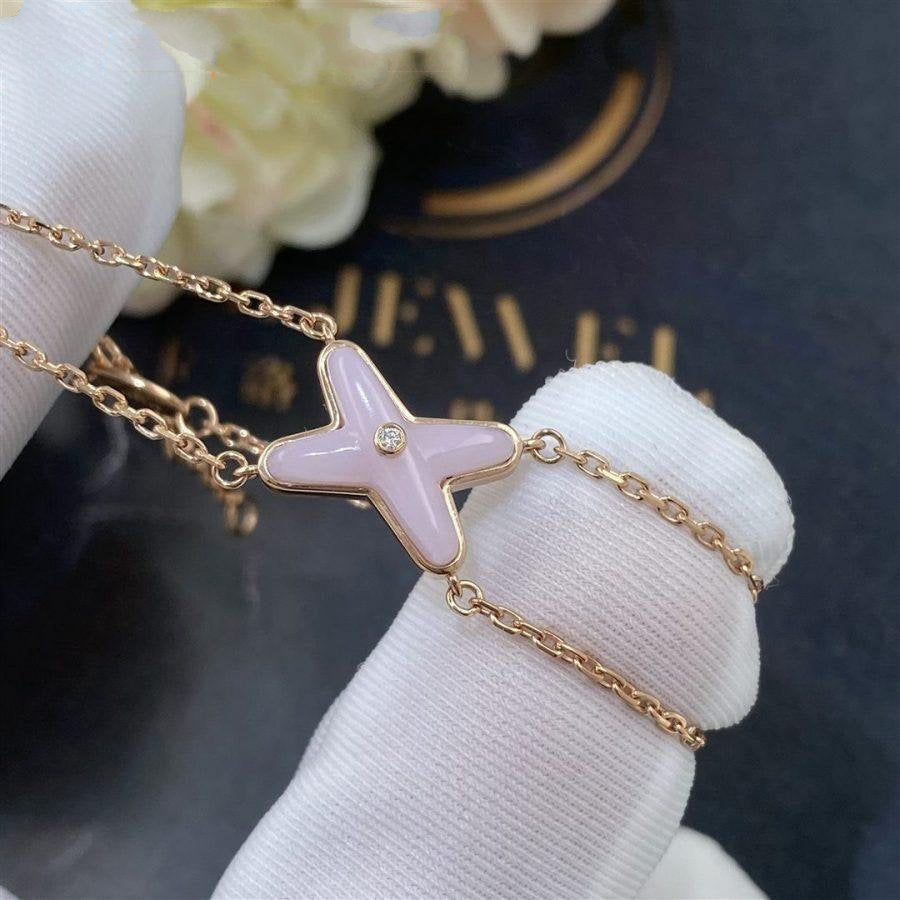 ¡®Star¡¯JEUX BRACELET PINK MOP PINK GOLD 1 DIAMOND