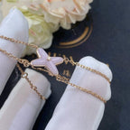 ¡®Star¡¯JEUX BRACELET PINK MOP PINK GOLD 1 DIAMOND