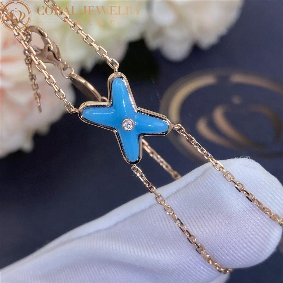 ¡®Star¡¯JEUX BRACELET TURQUOISE PINK GOLD 1 DIAMOND
