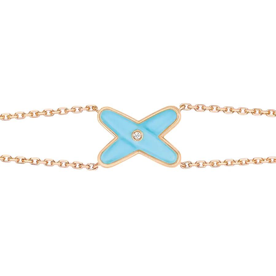 ¡®Star¡¯JEUX BRACELET TURQUOISE PINK GOLD 1 DIAMOND