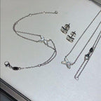 ¡®Star¡¯JEUX BRACELET WHITE MOP SILVER 1 DIAMOND