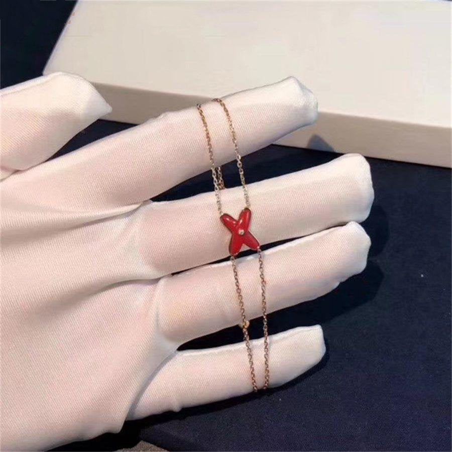 ¡®Star¡¯JEUX BRACELET CARNELIAN PINK GOLD 1 DIAMOND
