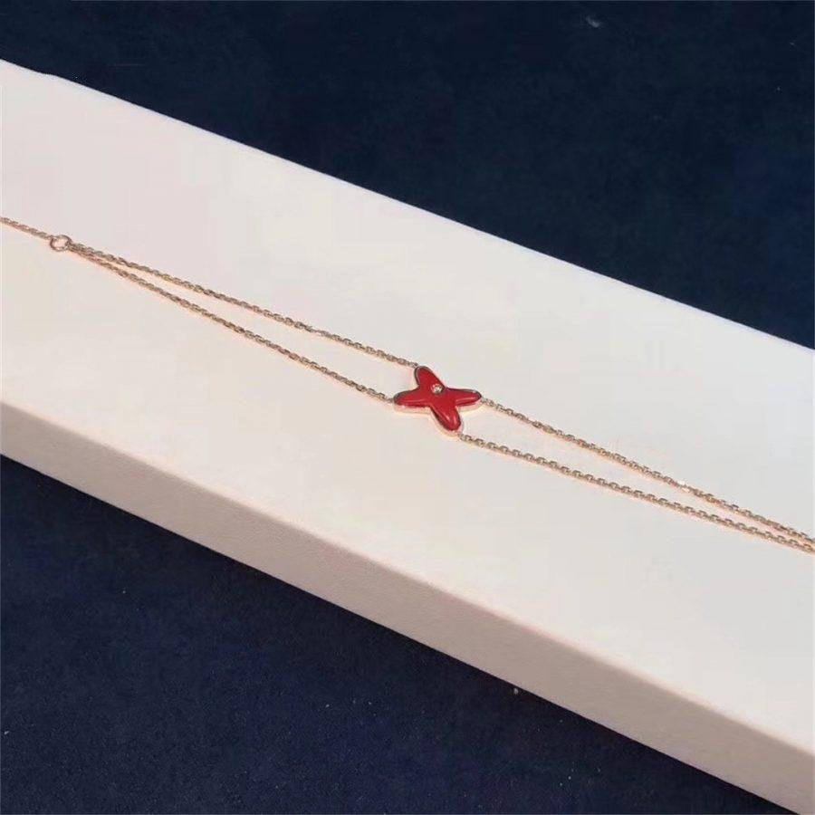 ¡®Star¡¯JEUX BRACELET CARNELIAN PINK GOLD 1 DIAMOND
