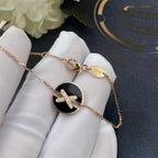 ¡®Star¡¯JEUX DE BRACELET ONYX PINK GOLD DIAMOND