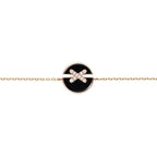 ¡®Star¡¯JEUX DE BRACELET ONYX PINK GOLD DIAMOND