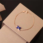 ¡®Star¡¯Hollow Design Four-Leaf Clover Flower Shape Ring