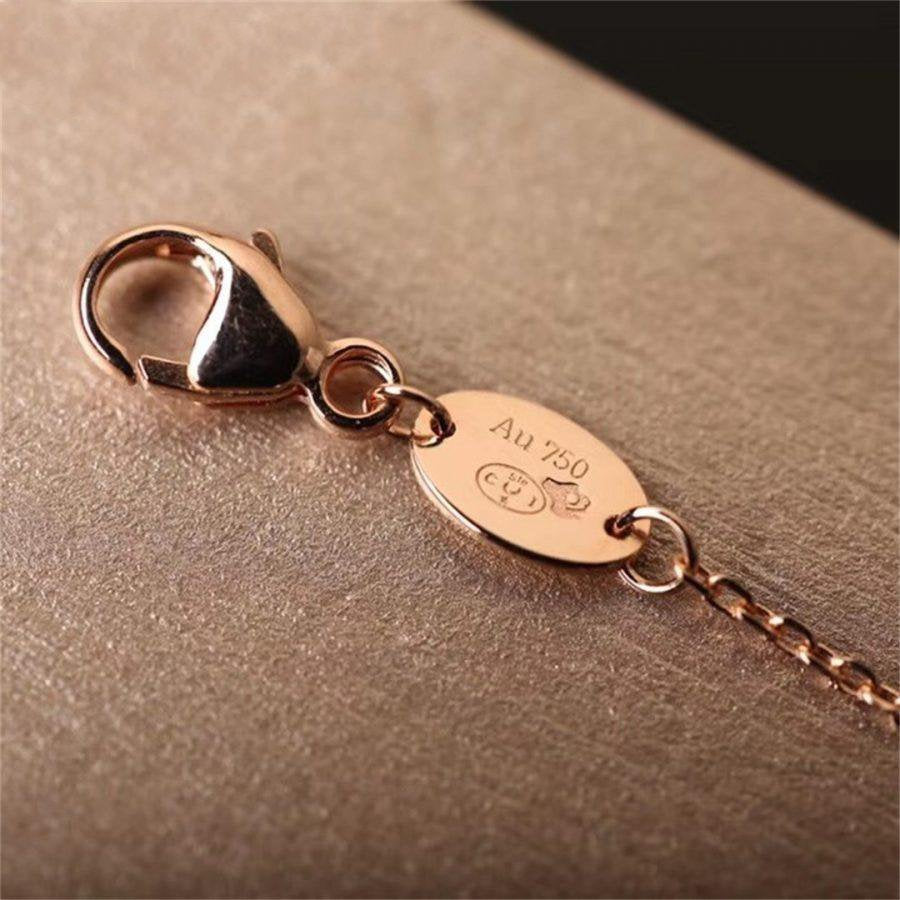 ¡®Star¡¯Hollow Design Four-Leaf Clover Flower Shape Ring